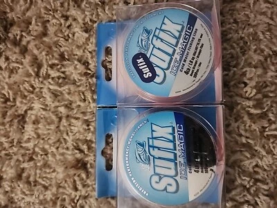 Sufix Ice Magic Fishing Line - TWO Packs of Same Weight -100 yd/pk, Orange #603 Foto 1 de 2