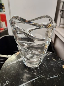 Jarrón ovalado Lenox Full Lead Crystal Ovations Tides 8,5" - Imagen 1 de 2