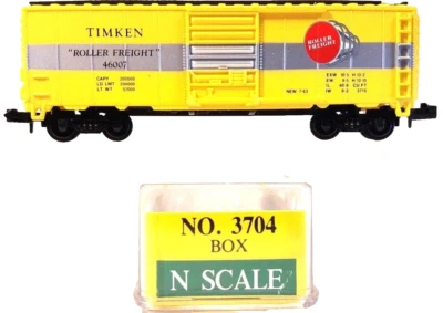 N Model Power 3704 40' Box Car Timken #46007 - Image 1 of 3