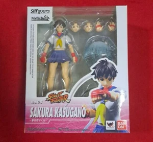 Bandai S.H.Figuarts Street Fighter No.08 Sakura Kasugano from Japan - Picture 1 of 3