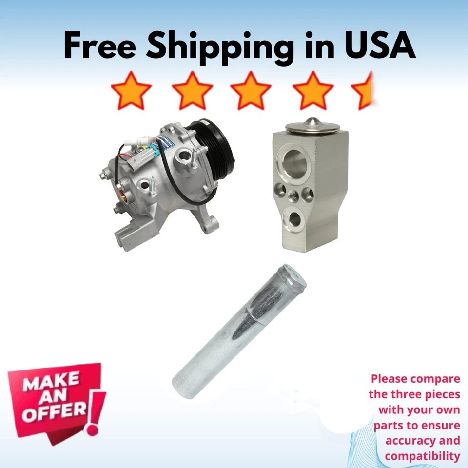 Kit Compresor A/C Fit Pontiac Montana 2006, Saturn Relay 2006-2007 Foto 1 de 4