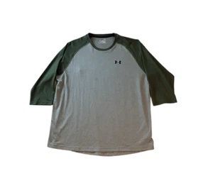 Under Armour Heatgear 3/4 Sleeve Shirt Pullover Loose Fit Mens Size XL - Picture 1 of 6