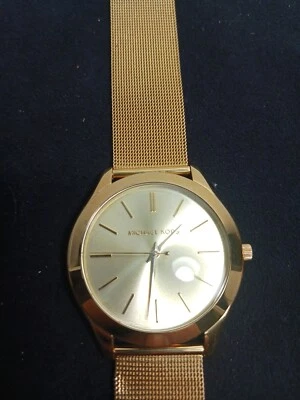 Reloj Michael Kors Mk3282 Tono Dorado Malla Acero Inoxidable 41mm Foto 1 de 4
