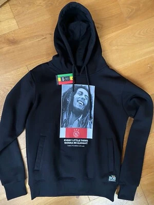 Ajax Amsterdam Hoodie Bob Marley Three Little Birds Lyrics Pullover Sweatshirt M - Bild 1 von 4