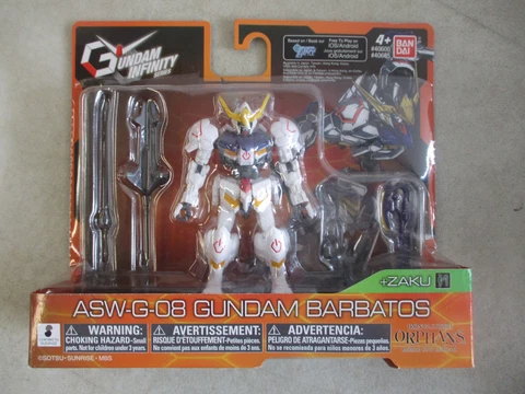 SEALED MOC 2021 GUNDAM INFINITY SERIES ASW-G-08 GUNDAM BARBATOS 4.5" FIGURE Cover