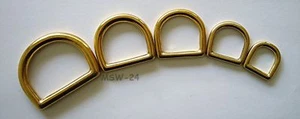 4 x D-Ring, nahtlos , Messing rostfrei, 1" - Bild 1 von 1