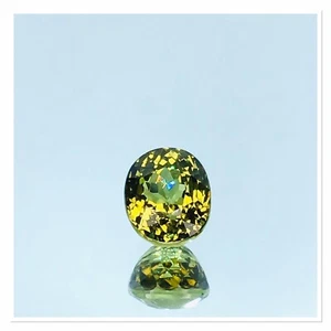 Mali Garnet 1.45 Carat Untreated Gemstone Chrome Lime Green Rare LC natural - Picture 1 of 15