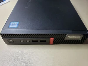 Lenovo ThinkStation P320 Tiny Intel i7 7700T 16GB 512GB SSD Quadro P600 Win 10 - Picture 1 of 5