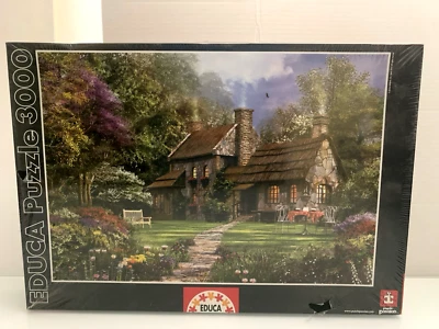 Educa #15169 La Casa Flint Cottage 3000 PC Jigsaw Puzzle NEW SEALED - Image 1 of 4