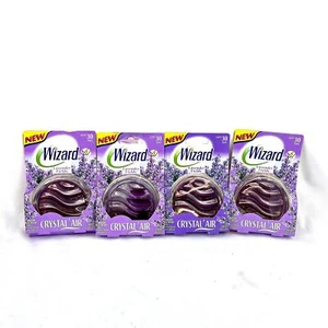 AIR WICK Lot 4 Crystal' Air Air Freshener Disc Lavender Fields Lasts 30 Days HTF - Picture 1 of 1
