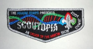 2001 National Scout Jamboree OA Shows Scoutopia Flap - Picture 1 of 1