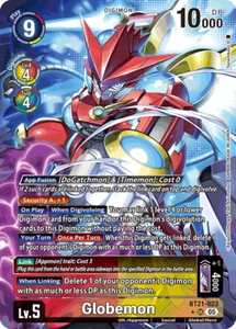 Globemon (Alternate Art) BT21-023 SR NM World Convergence Digimon TCG - Picture 1 of 1