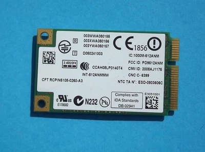 HP 6530B 2530P 6531S CQ40 DV4 DV5 DV6 300M Wireless Network Card Mini PCI-E New - Image 1 of 2