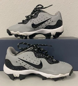 Nike Kinder Fastflex Baseball Stollen Größe 12C grau schwarz gesprenkelt DJ6525-005 - Bild 1 von 16