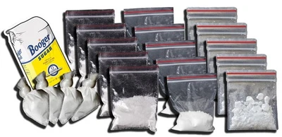 Coke Bag Stickers, Baggie Joke Sticker, Funny Cocaine Sticker 20pcs