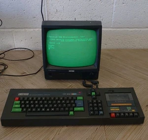 Vintage Amstrad CPC464 with GT65 Monitor - Tested Working - Afbeelding 1 van 6