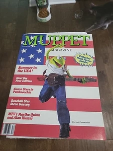 Muppet Magazine Summer 1985 Kermit The Frog Bruce Springsteen Cover With Poster! - Imagen 1 de 11
