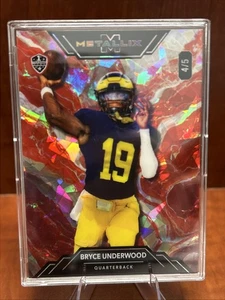 4/5 - 2025 Wild Card Metallix BRYCE UNDERWOOD Red CRACKED ICE #WMM-BU - Picture 1 of 2