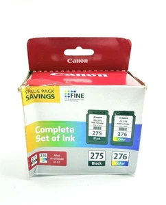 Genuine Canon 275 / 276 Ink Cartridges for PIXMA Value Pack - Picture 1 of 7