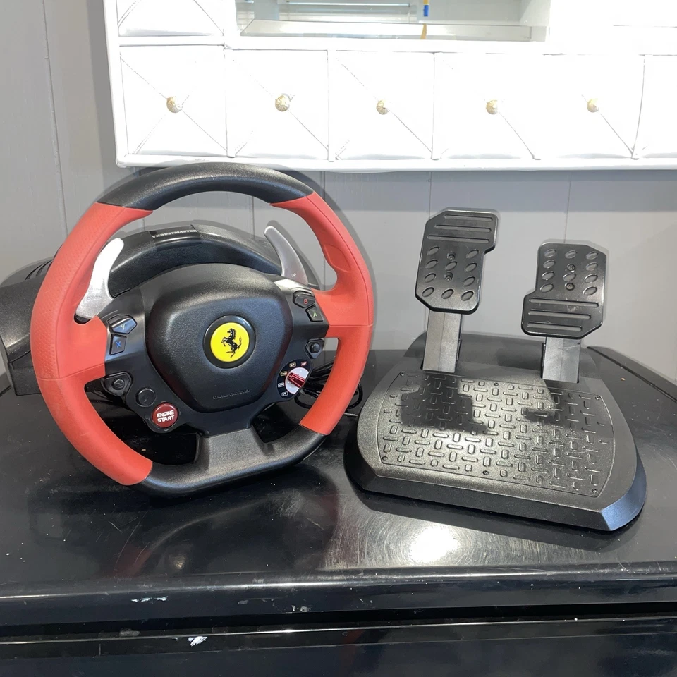 Thrustmaster Ferrari 458 Spider Racing Wheel Compatible with Xbox And PC - Image 1 of 4