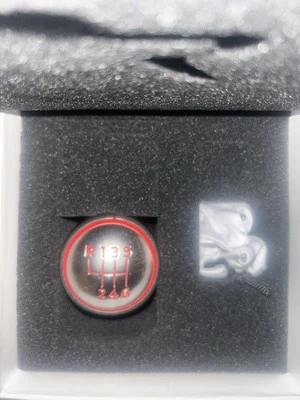 2015-2020 Mustang Shelby GT350 genuíno Ford 6 velocidades botão de câmbio acabamento vermelho - Imagem 1 de 3