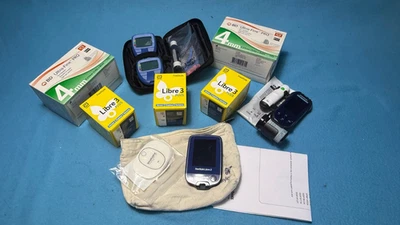 Ovp. 3 x FreeStyle Libre plus + 3 Blutzucker Sensor MHB 2026-08-31 + Messgeräte - Bild 1 von 2
