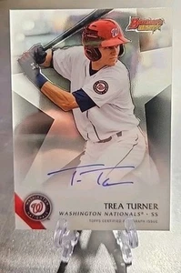 Trea Turner 2015 Bowman's Best Prospect Auto #B15-TT Nationals Best of 2015 Auto - Picture 1 of 2