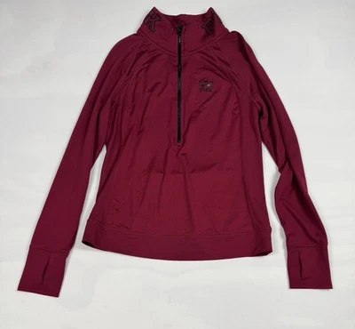 Chaqueta de Entrenamiento Deportiva ROSA Victoria’s Secret Granate 1/2 Cremallera Para Mujer’s Mediana Foto 1 de 4