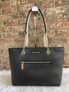 Bolso de mano para mujer Michael Kors Jet Set, mediano - negro - Imagen 1 de 9