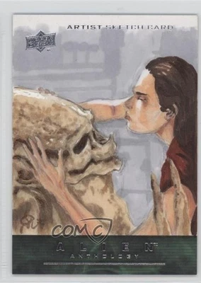 2016 Upper Deck Alien Anthology 1/1 George Vega Auto Sketch - Image 1 of 3