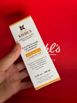 Kiehl's POWERFUL-STRENGTH Line Reducing Concentrate. 3.4 oz/100 ml Vitamin C - Image 1 of 4