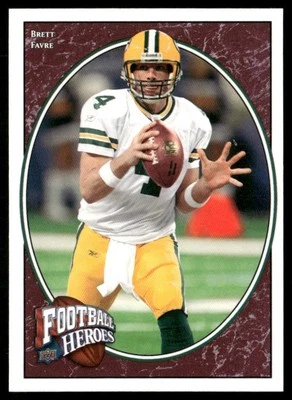 2008 Upper Deck Heroes Brett Favre Green Bay Packers #6 *B* - Image 1 of 2