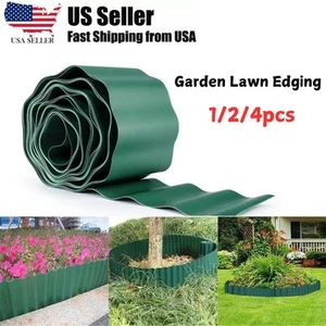 30FT Fence Landscape Garden Lawn Edging Border Flexible Plant Grass Barriers US - Picture 1 of 13
