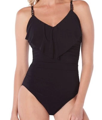 New Magicsuit 6006018 Black Isabel One Piece Underwire Swimsuit Size  8 - Image 1 of 4