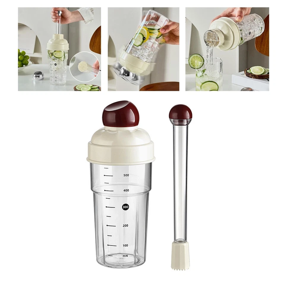 Coctelera con Muddler Bartending 600ml con Báscula, Accesorios Bar, Foto 1 de 1