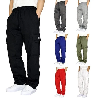Herren Sporthose Cargo Jogger Jogginghose Stretch Sweatpants Sweathose S-5XL - Bild 1 von 4