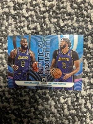 2022-23 Panini Donruss Optic Optical Illusions LeBron James #3 - Image 1 of 2