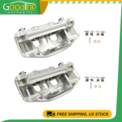 Juego de 2 pinzas de freno traseras para Ford E-150 E-250 2008-2014 con soporte Foto 1 de 4