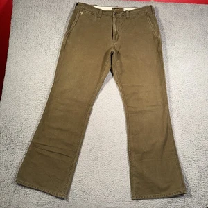 Vintage American Eagle Hose Herren 36x32 grün Chino Boot adretter Grunge Y2K - Bild 1 von 11
