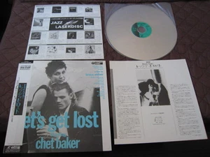 Bruce Weber 's Film Let's Get Lost Chet Baker Japan Laserdisc w OBI C59-6291 LD - Picture 1 of 1