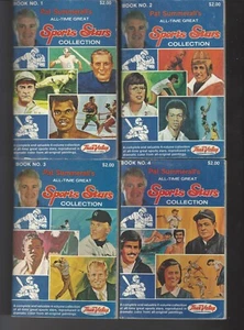 1981 PAT SUMMERALL'S ALL-TIME GREAT SPORTS STARS COLLECTION #1-4 EX CONDITION - Picture 1 of 1