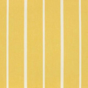 Upholstery Fabric - Reno Acacia Yellow Ticking Stripe Roman Blind Fabric - Picture 1 of 6
