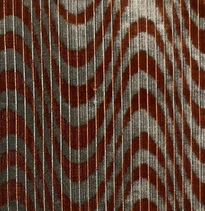 CLARENCE HOUSE Zermatt Cognac Cielo Stripe Remnant New - Picture 1 of 1