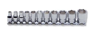 KOKEN 1/4 INCH DRIVE SOCKET SET (11 SIZE - 4～14mm) RS2400M/11 MADE IN JAPAN  - Picture 1 of 1