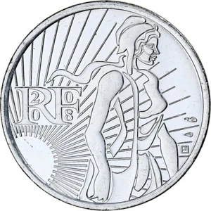 [#375276] France, Semeuse, 5 Euro, 2008, Monnaie de Paris, MS, Silver, KM:1534 - Picture 1 of 2