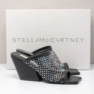 Stella McCartney Crystal Mesh Slide Sandals, Size 37.5 (7.5 US) - Picture 1 of 7