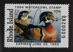 CKStamps: US Duck Stamps Rhode Island Scott#6 Mint NH Signed - Picture 1 of 2