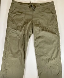 Prana Pants Womens Small Brown Cropped Hiking Outdoor Waist 32” - Picture 1 of 7