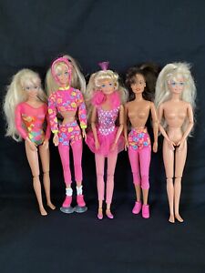 Lot of 90s Barbie Dolls Cycling Barbies Workout Barbie & Ballerina Barbie