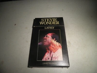 Stevie Wonder – Lately RED Cassette Single Tape Motown Records TC-TMG 1226 UK - Image 1 of 2